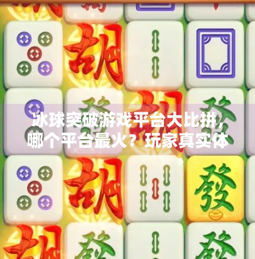 冰球突破游戏平台大比拼，哪个平台最火？玩家真实体验告诉你！冰球突破哪个平台比较火