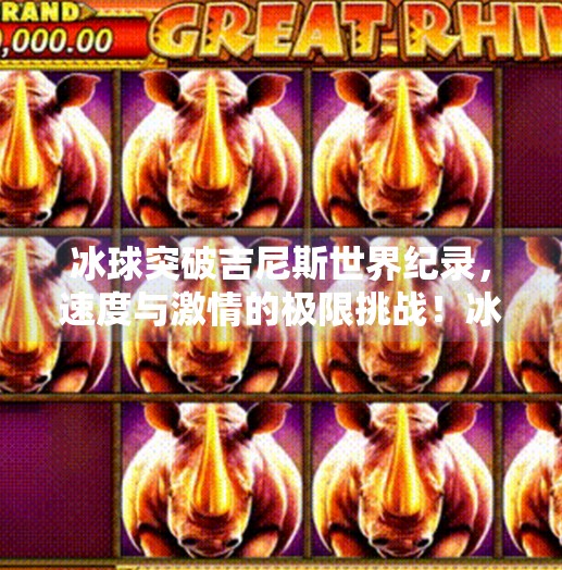 冰球突破吉尼斯世界纪录，速度与激情的极限挑战！冰球突破吉尼斯世界纪录